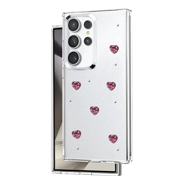 HarmonyAura Samsung Galaxy S24 Ultra Fiyonk Desenli Kapak - Desen 7