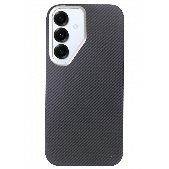 HarmonyAura Samsung Galaxy S25 Besa Magsafe Kapak - Siyah