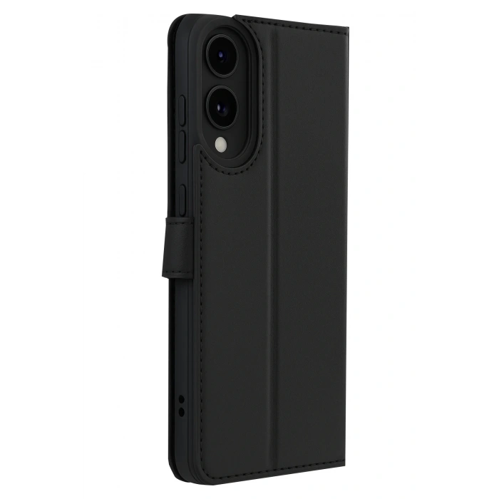 HarmonyAura Samsung Galaxy S25 Edge Trend S Plus Kapaklı Kılıf - Siyah