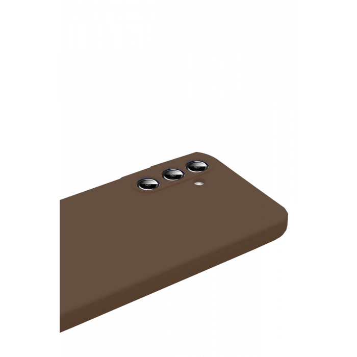 HarmonyAura Samsung Galaxy S25 FE First Silikon - Kahverengi