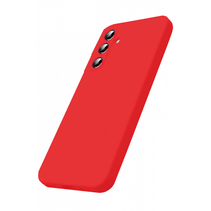 HarmonyAura Samsung Galaxy S25 FE First Silikon - Kırmızı