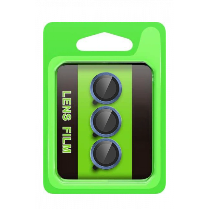 HarmonyAura Samsung Galaxy S25 FE Raze Metal Kamera Lens - Lacivert