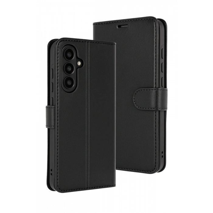 HarmonyAura Samsung Galaxy S25 FE Trend S Plus Kapaklı Kılıf - Siyah