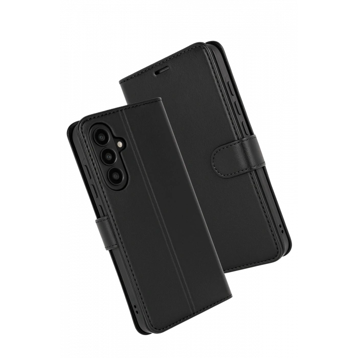 HarmonyAura Samsung Galaxy S25 FE Trend S Plus Kapaklı Kılıf - Siyah