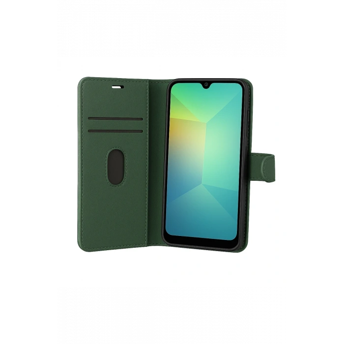 HarmonyAura Samsung Galaxy S25 FE Trend S Plus Kapaklı Kılıf - Yeşil