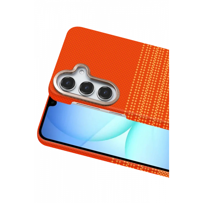 HarmonyAura Samsung Galaxy S25 FE Vega Magsafe Kapak - Sarı