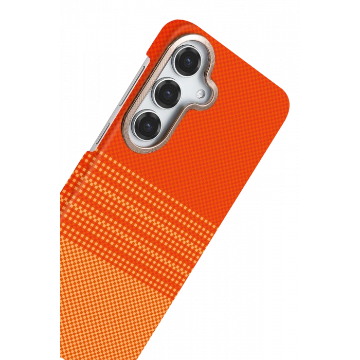 HarmonyAura Samsung Galaxy S25 FE Vega Magsafe Kapak - Sarı