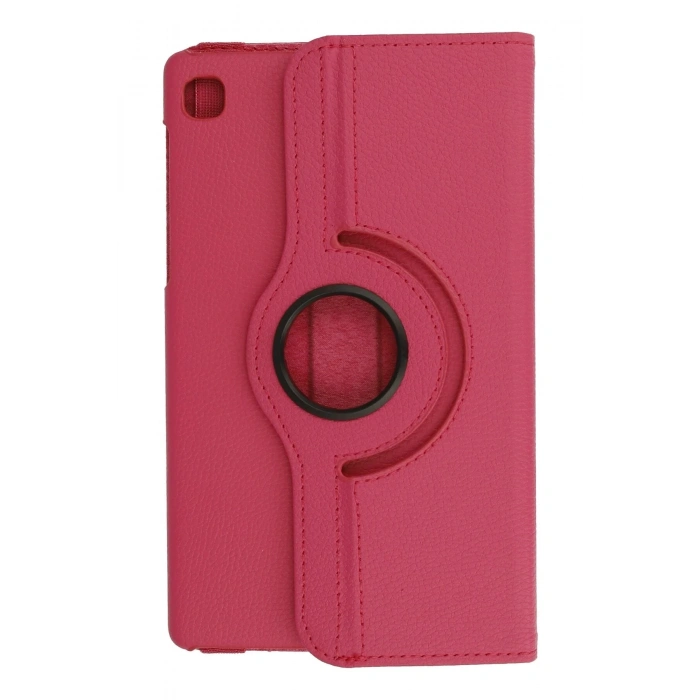 HarmonyAura  Samsung Galaxy T220 Tab A7 Lite 8.7 Kılıf 360 Tablet Deri Kılıf - Pembe