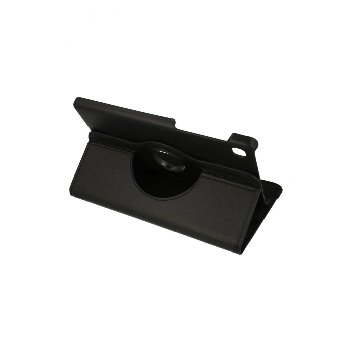 HarmonyAura  Samsung Galaxy T220 Tab A7 Lite 8.7 Kılıf 360 Tablet Deri Kılıf - Siyah