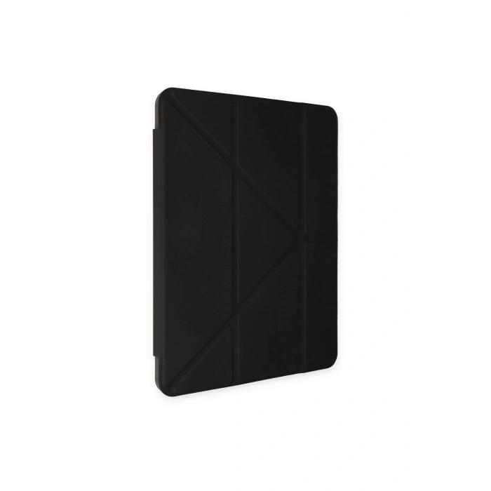HarmonyAura  Samsung Galaxy T737 Tab S7 Fe 12.4 Kılıf Kalemlikli Mars Tablet Kılıfı - Siyah