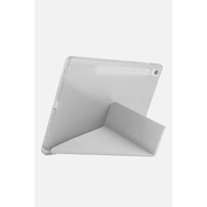 HarmonyAura Samsung Galaxy Tab S10 FE Plus 13.1 Kalemlikli Mars Tablet Kılıfı - Gri