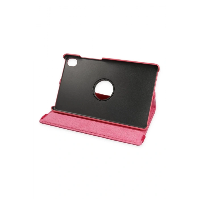 HarmonyAura  Samsung Galaxy X510 Tab S9 Fe 11 Kılıf 360 Tablet Deri Kılıf - Pembe