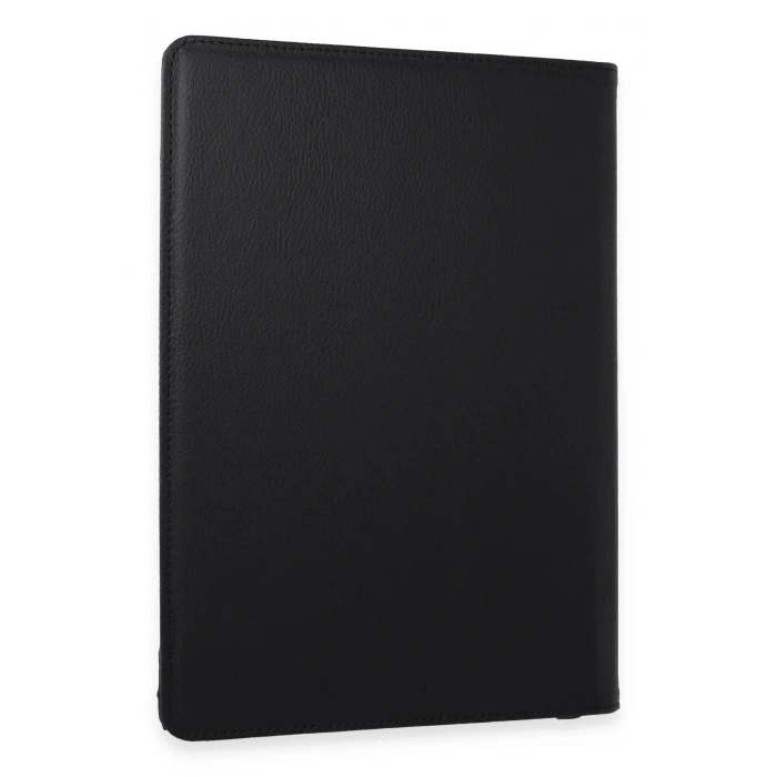 HarmonyAura  Samsung Galaxy X610 Tab S9 Fe Plus 12.4 Kılıf 360 Tablet Deri Kılıf - Siyah