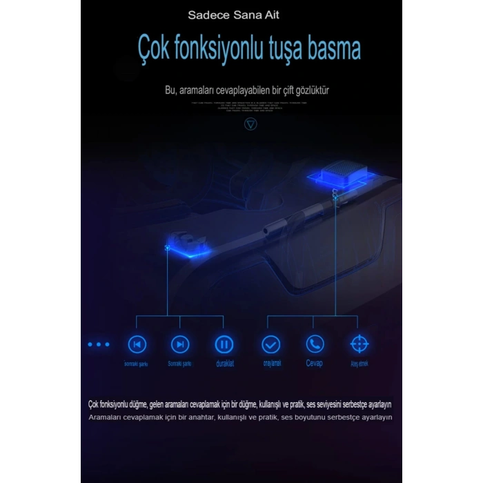 HarmonyAura  Shinecon Sc-g02ed 3d Sanal Gerçeklik Gözlüğü - Siyah