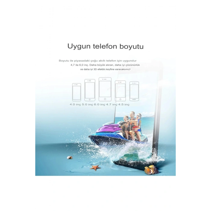 HarmonyAura  Shinecon Sc-g04e 3d Sanal Gerçeklik Gözlüğü - Siyah