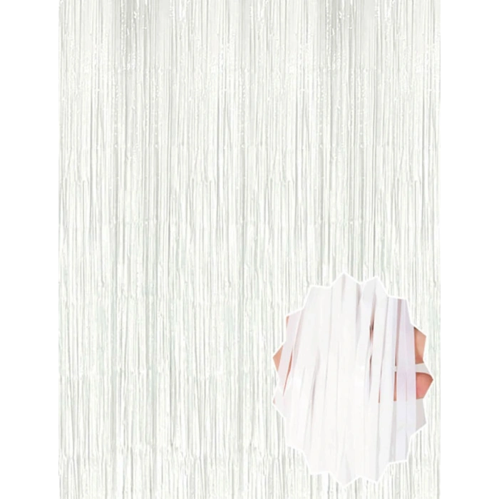 HarmonyAura Soft Beyaz Renk Duvar ve Kapı Perdesi İthal 100x200 cm