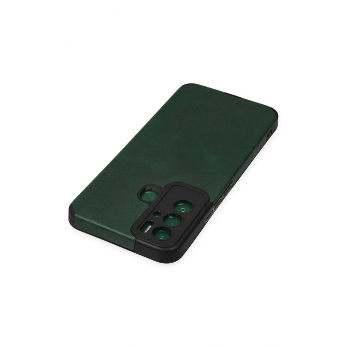 HarmonyAura  Tecno Pova Neo Kılıf Loop Deri Silikon - Yeşil