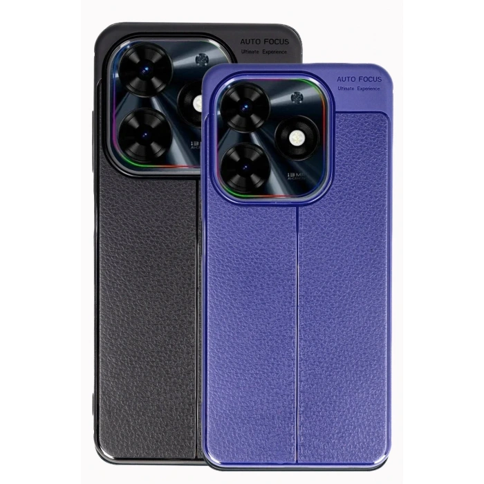 HarmonyAura  Tecno Spark Go 2024 Kılıf Auto Focus Kapak - Lacivert