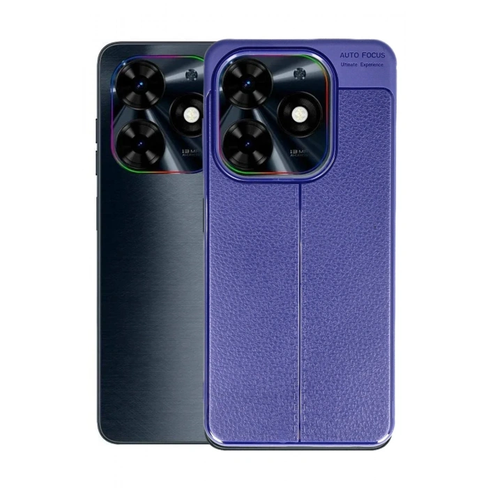 HarmonyAura  Tecno Spark Go 2024 Kılıf Auto Focus Kapak - Lacivert