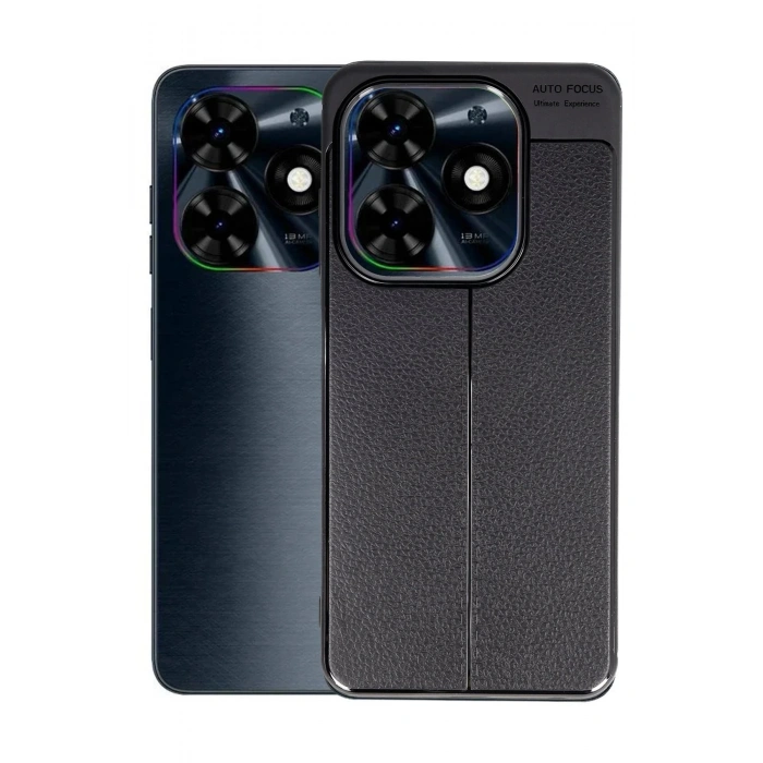 HarmonyAura  Tecno Spark Go 2024 Kılıf Auto Focus Kapak - Siyah