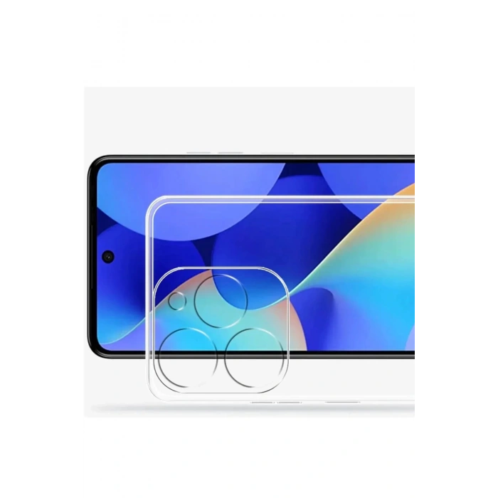 HarmonyAura  Tecno Spark Go 2024 Kılıf Lüx Şeffaf Silikon