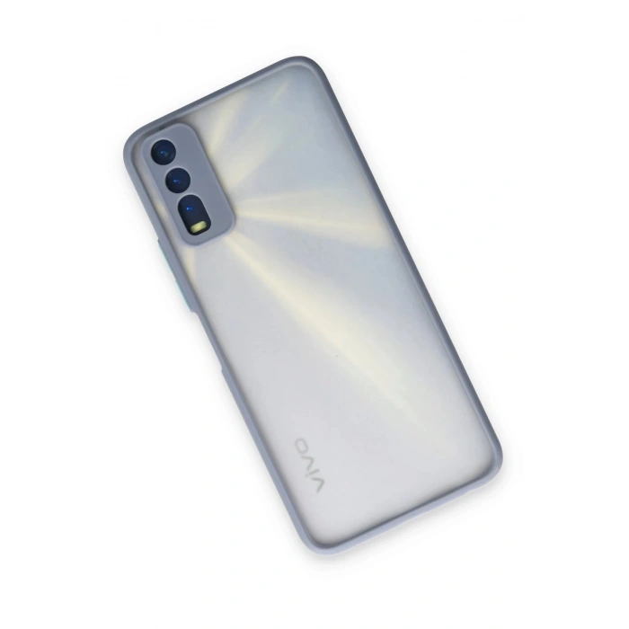 HarmonyAura  Vivo Y11s Kılıf Montreal Silikon Kapak - Gri
