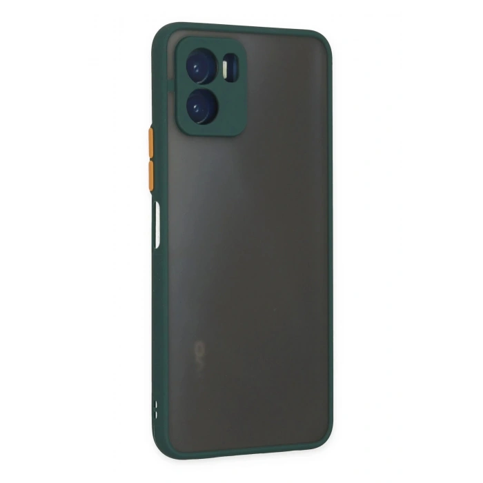 HarmonyAura  Vivo Y15s Kılıf Montreal Silikon Kapak - Yeşil