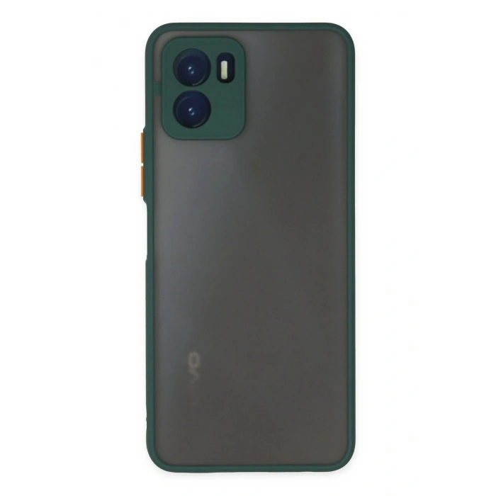 HarmonyAura  Vivo Y15s Kılıf Montreal Silikon Kapak - Yeşil