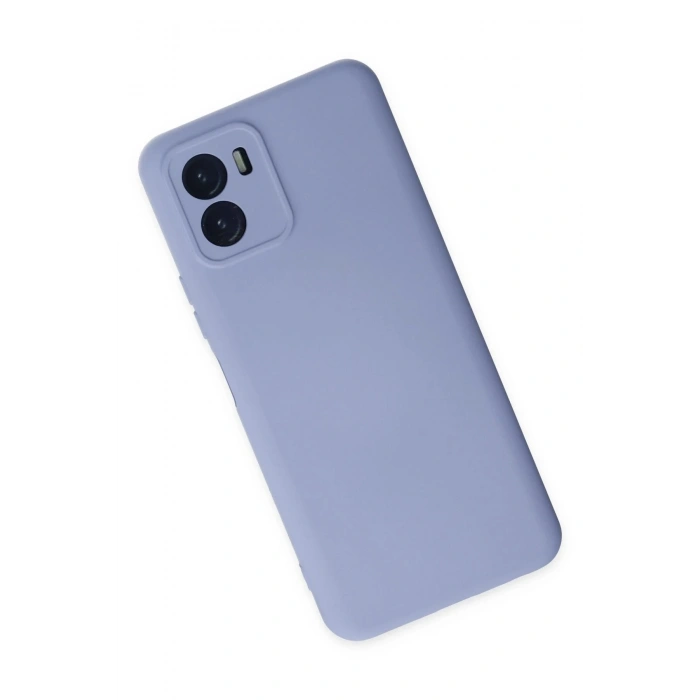 HarmonyAura  Vivo Y15s Kılıf Nano Içi Kadife Silikon - Lila