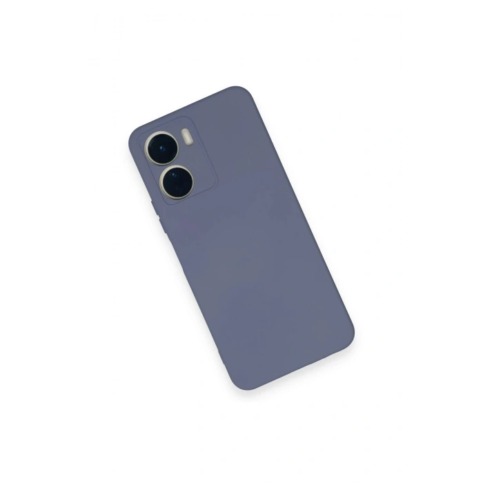 HarmonyAura  Vivo Y16 Kılıf Nano Içi Kadife Silikon - Gri