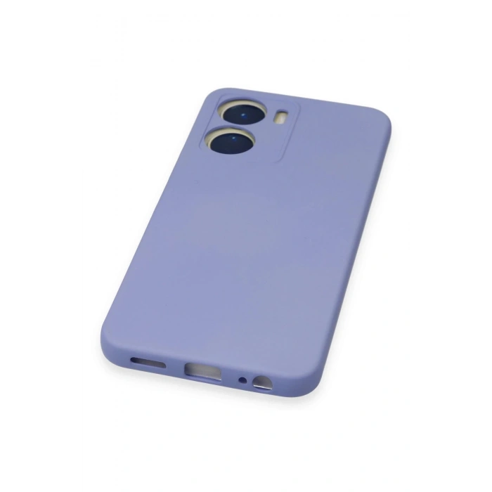 HarmonyAura  Vivo Y16 Kılıf Nano Içi Kadife Silikon - Lila