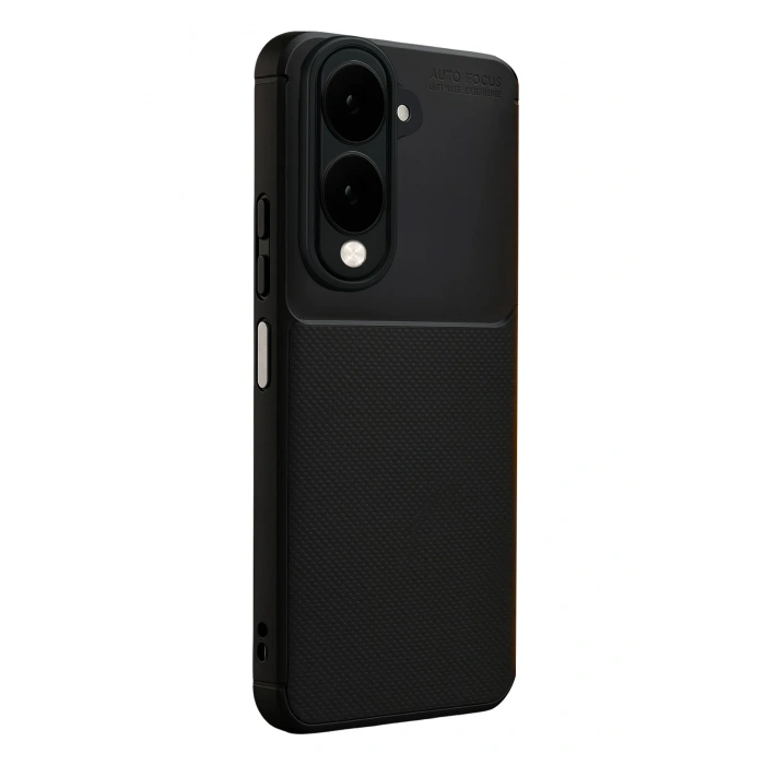 HarmonyAura Vivo Y29S Auto Focus Karbon Kapak - Siyah