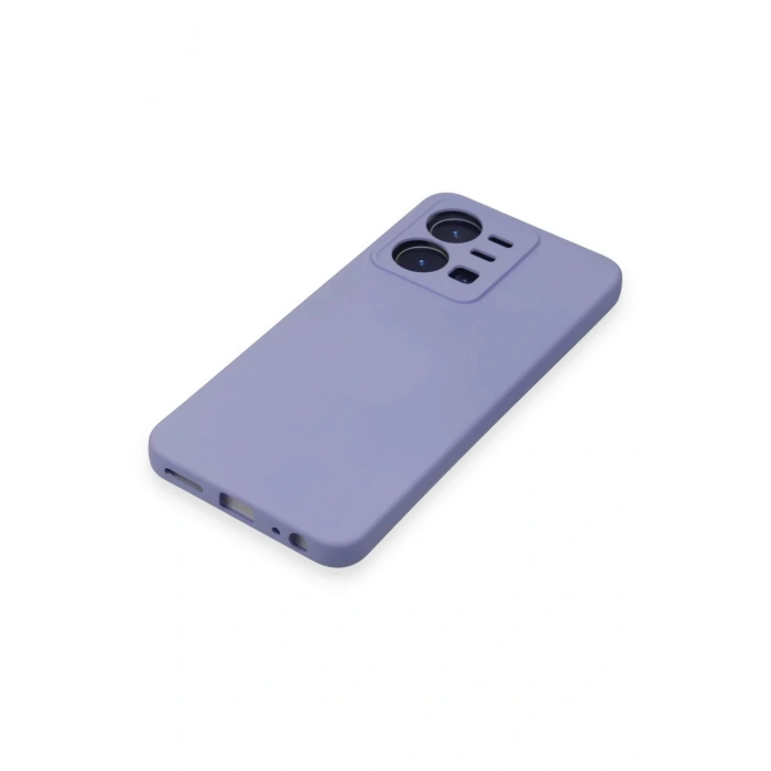 HarmonyAura  Vivo Y35 Kılıf Nano Içi Kadife Silikon - Lila