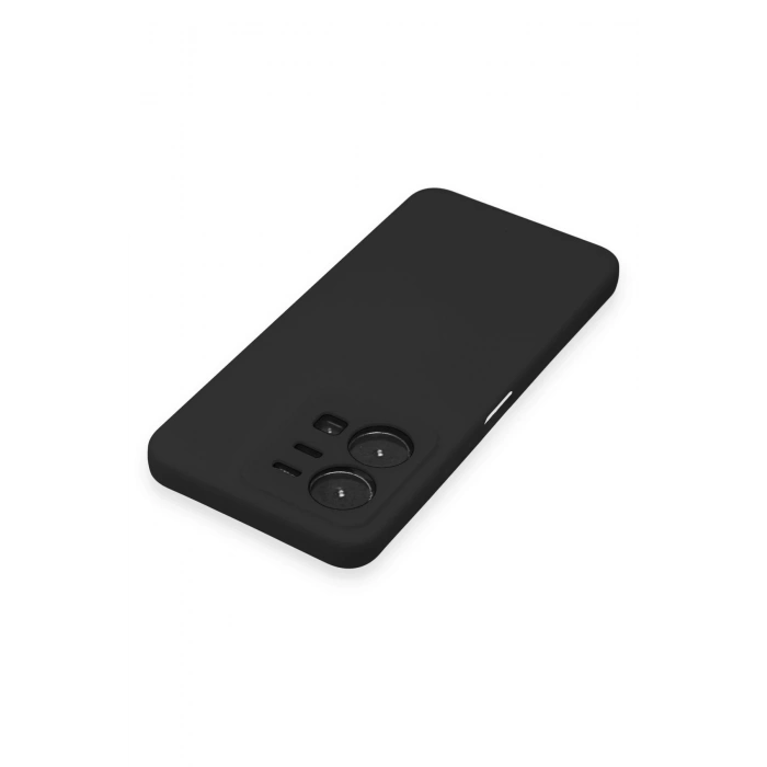 HarmonyAura  Vivo Y35 Kılıf Nano Içi Kadife Silikon - Siyah