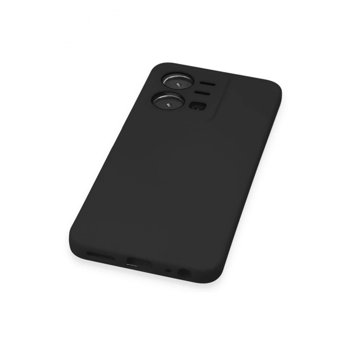 HarmonyAura  Vivo Y35 Kılıf Nano Içi Kadife Silikon - Siyah