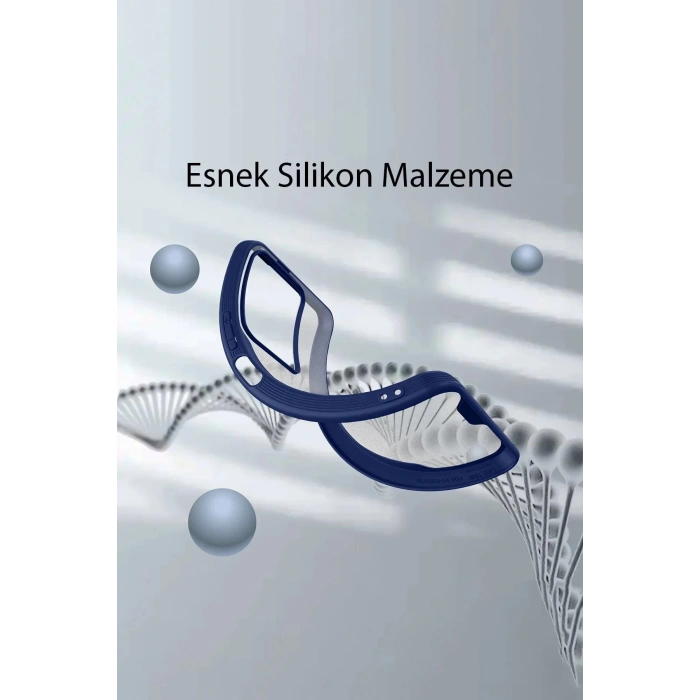 HarmonyAura  Vivo Y35 Kılıf Platin Silikon - Yeşil