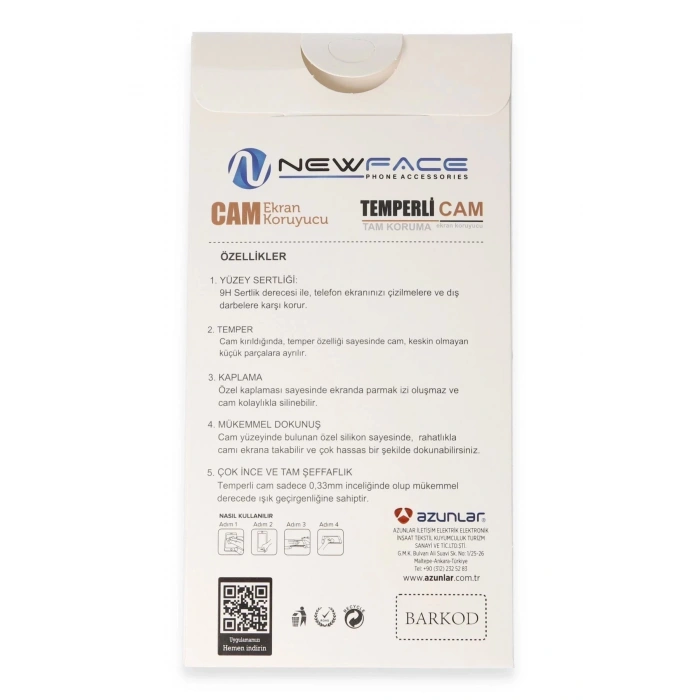 HarmonyAura  Vivo Y36 3d Antistatik Hayalet Cam Ekran Koruyucu