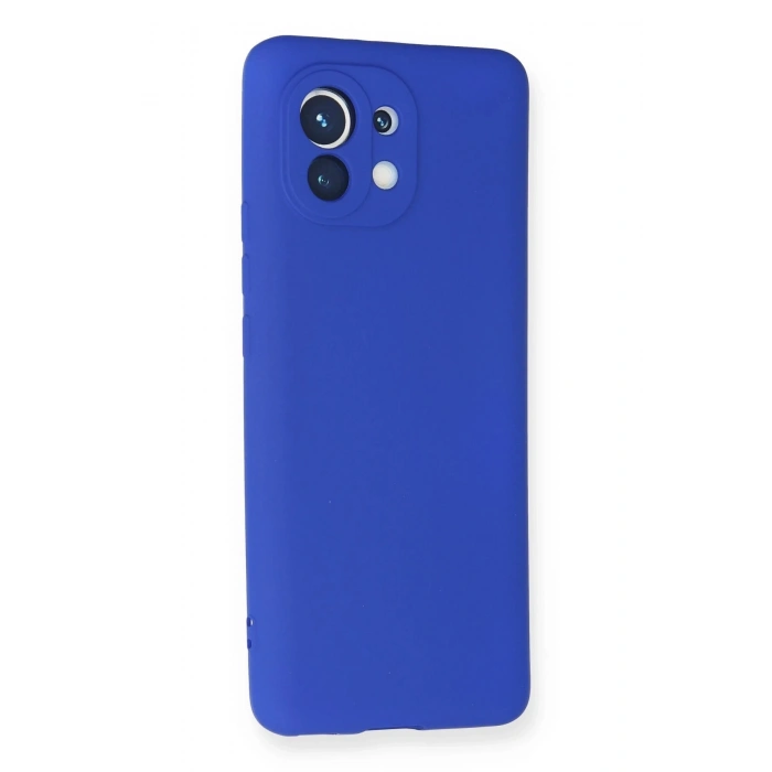 HarmonyAura  Xiaomi Mi 11 Kılıf First Silikon - Lacivert