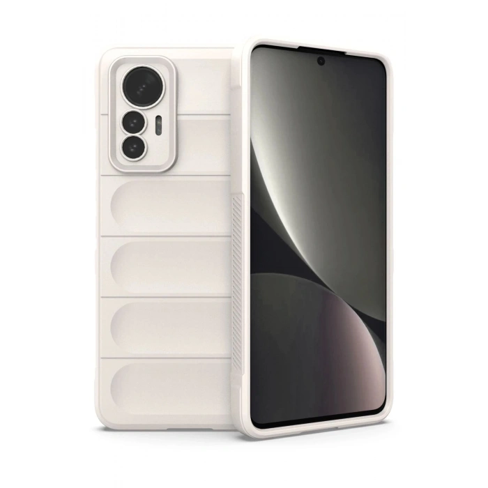 HarmonyAura  Xiaomi Mi 12 Lite Kılıf Optimum Silikon - Krem