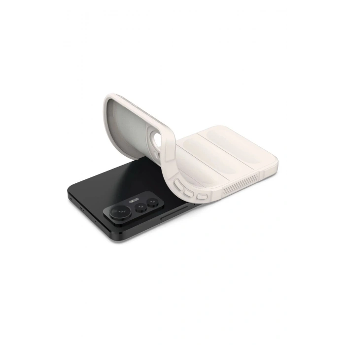 HarmonyAura  Xiaomi Mi 12 Lite Kılıf Optimum Silikon - Krem