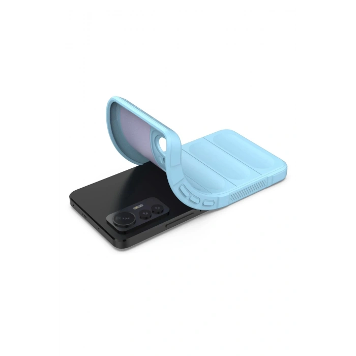 HarmonyAura  Xiaomi Mi 12 Lite Kılıf Optimum Silikon - Sky Blue