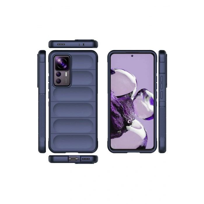 HarmonyAura  Xiaomi Mi 12t Pro Kılıf Optimum Silikon - Lacivert