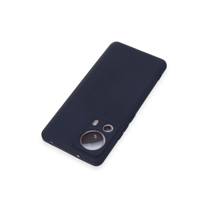 HarmonyAura  Xiaomi Mi 13 Lite Kılıf Nano Içi Kadife Silikon - Lacivert