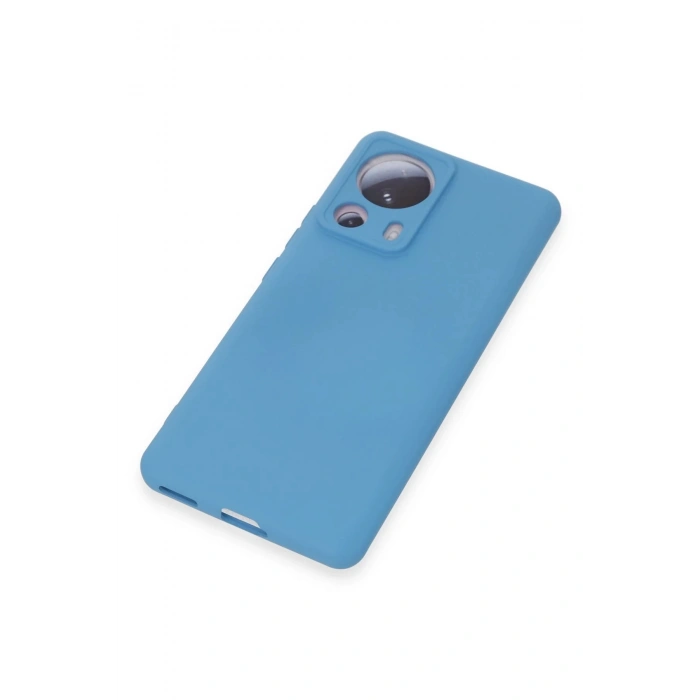 HarmonyAura  Xiaomi Mi 13 Lite Kılıf Nano Içi Kadife Silikon - Mavi