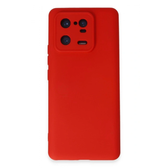 HarmonyAura  Xiaomi Mi 13 Pro Kılıf Nano Içi Kadife Silikon - Kırmızı