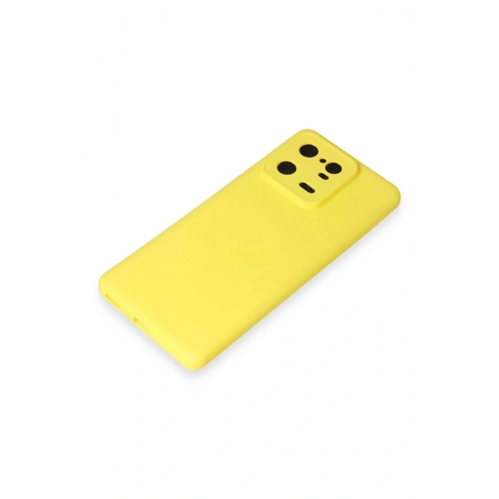 HarmonyAura  Xiaomi Mi 13 Pro Kılıf Nano Içi Kadife Silikon - Sarı