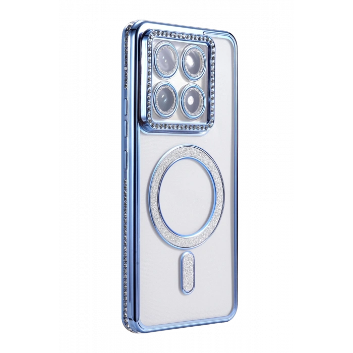 HarmonyAura Xiaomi Mi 14T Pro Joke Simli Magneticsafe Kılıf - Mavi