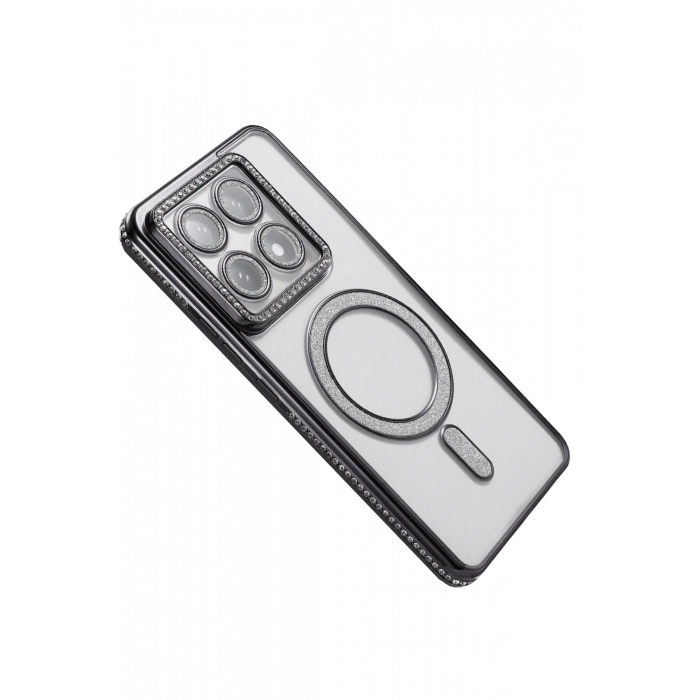 HarmonyAura Xiaomi Mi 14T Pro Joke Simli Magneticsafe Kılıf - Siyah