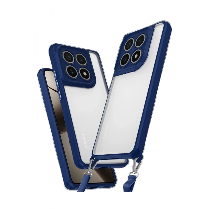 HarmonyAura  Xiaomi Mi 14t Pro Kılıf Penta Silikon Kılıf - Lacivert