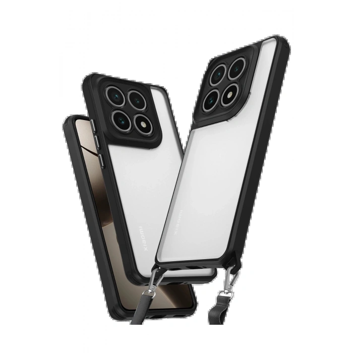 HarmonyAura  Xiaomi Mi 14t Pro Kılıf Penta Silikon Kılıf - Siyah